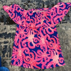 Lilly Pulitzer Off Shoulder Top